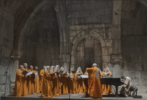 Tigran Hamasyan performing at Haghpat Monastery. Credits: Luys i Luso